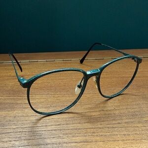 Vintage Teal Eyeglasses